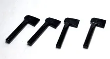 Lego - Minifigure Utensil - Lot of 4 - Black, Axe