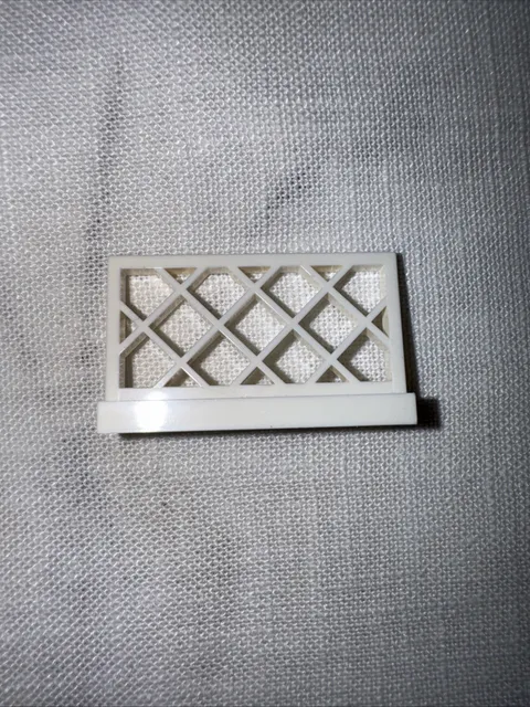 LEGO Part 3185 Fence With Lattice 1x4x2 White 10 Pieces Per Lot
