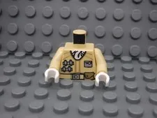 Lego Hoth Rebel Trooper Minifigure Tan Uniform Moustache Star Wars sw0425 Lot