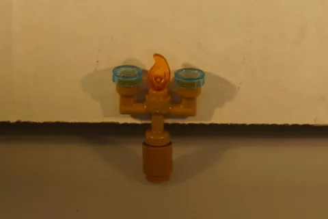 X - LEGO Pearl Gold Candlestick ID #73117 Candelabra for Parts (#4627)