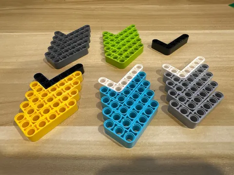 Lego Technic Liftarm Modified Bent Thick L-shape 3x5 32526 (26 pieces)