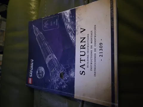 LEGO Ideas NASA Apollo Saturn V 21309 Instructions Booklet Illustrated EN/FR/ES