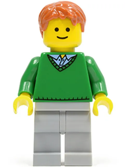 LEGO: Green V-Neck Sweater (twn140)