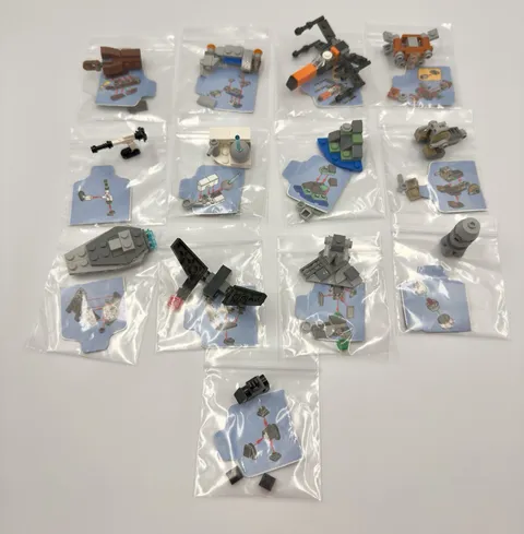 LEGO Star Wars 75245 Advent Calendar Microbuilds Lot of 13 *no Minifigs