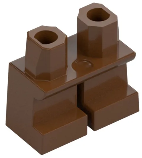 Lego Lord of Rings DWARF BOFAR MINIFIG SHORT LEGS Reddish Brown Part 41879 D518
