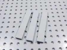 LEGO Lot of 3 Light Bluish Gray 1x6 Smooth Tiles Plates BB