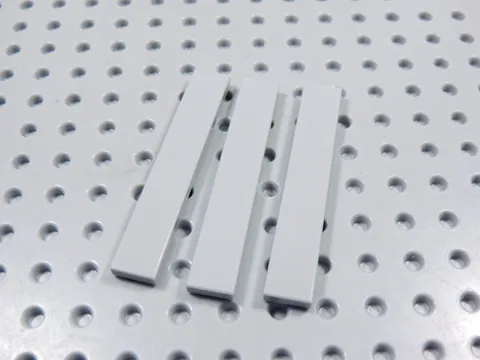 LEGO Lot of 3 Light Bluish Gray 1x6 Smooth Tiles Plates BB