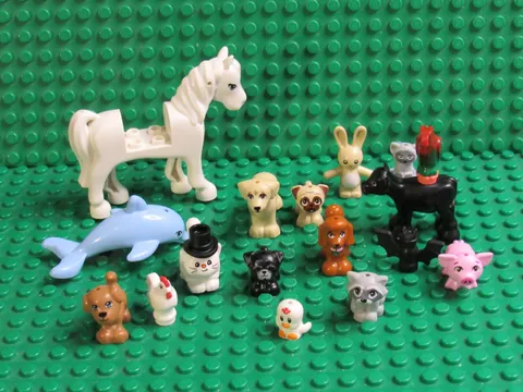 Lot Lego Friends Horse Pony cat pig cow dog Minifigures Figures dolphin Animal K