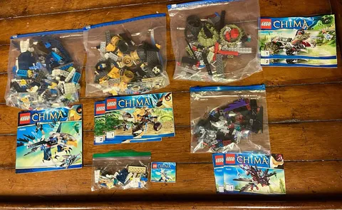 100% Complete LEGO Legends of Chima Bulk Lot /w Manuals