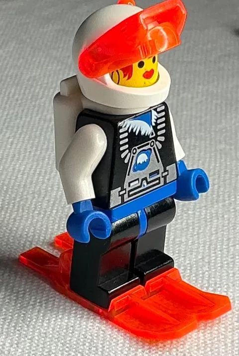 LEGO Ice Planet 2002 Doctor Kelvin sp017 Minifigure w/ Skis Vintage