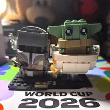 LEGO Star Wars BrickHeadz 75317 Mandalorian & The Child Grogu 295 pcs 2021
