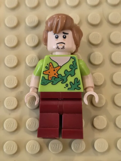 Lego Minifigure Scooby-Doo Shaggy Rogers Seaweed & Starfish Shirt scd012 - 75903
