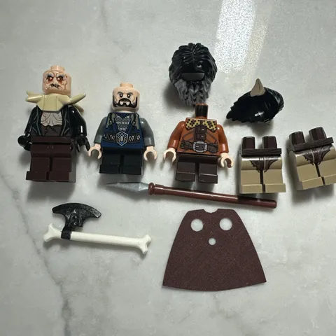 LEGO Bifur Yazneg Thorin Hunter Orc Minifigure Lord Rings Hobbit LOTR 79002 