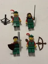 New LEGO Forestmen Minifigures Castle Battle Pack - 4 Minifigures Set 10305