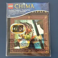 NEW LEGO CHiMA 2 Pocket Folders School Supplies Party Favors NIP Office File