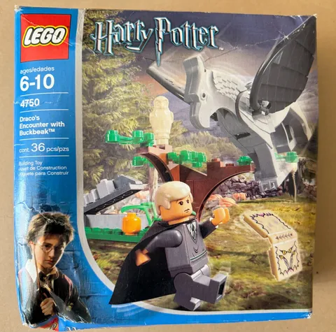 LEGO Harry Potter: Draco's Encounter with Buckbeak (4750) 100% with box & manual