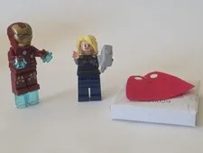 LEGO 6869 - Super Heroes - Iron Man with Circle on Chest  And Thor Mini Figure