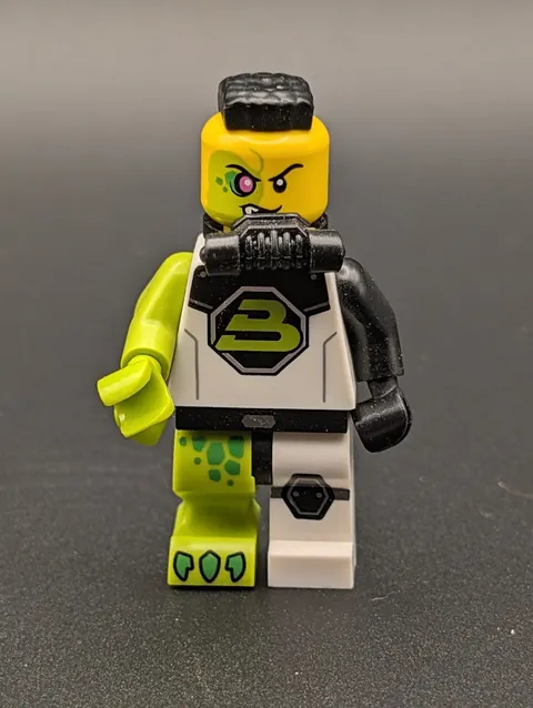 LEGO Minifigure 71046 Series 26 Space Blacktron Mutant Used