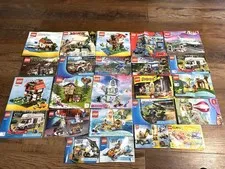 Large Lot Of Lego Instruction Manuals City Creator Friends Disney etc