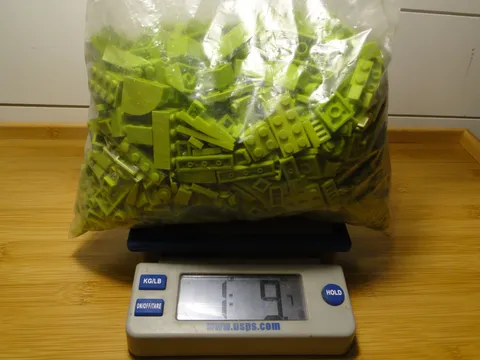 Lego Lime Green Parts Pieces Bricks Plates Lot Angles