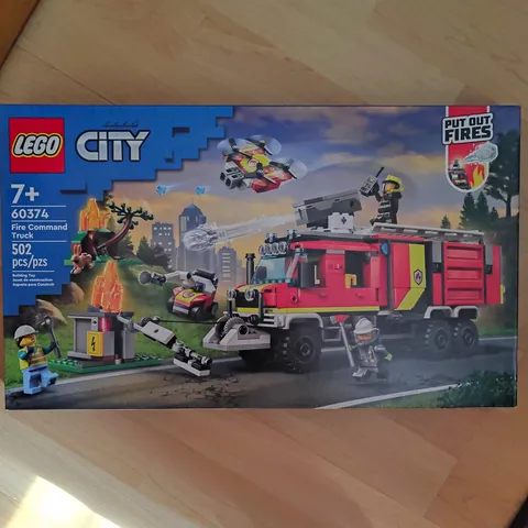 LEGO City Fire Command Truck 60374 502pcs Age 7+ Box Brick Separator