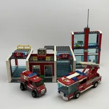 LEGO CITY: Fire Station (7208) Incomplete