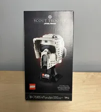 LEGO Star Wars Scout Trooper Helmet 75305 471pc Complete Set 18+ Stand