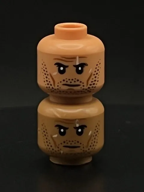 Lego Star Wars Jango Fett Misprint Minifigure Head Rare Prototype Test Error