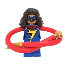 LEGO Ms. Marvel Kamala Khan Long Arms Minifigure sh0375 76076 Avengers Hero