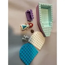 LEGO Disney Princess Ariel Little Mermaid Boat Mini-doll Max Dog Chest Lot 43191