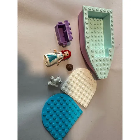 LEGO Disney Princess Ariel Little Mermaid Boat Mini-doll Max Dog Chest Lot 43191
