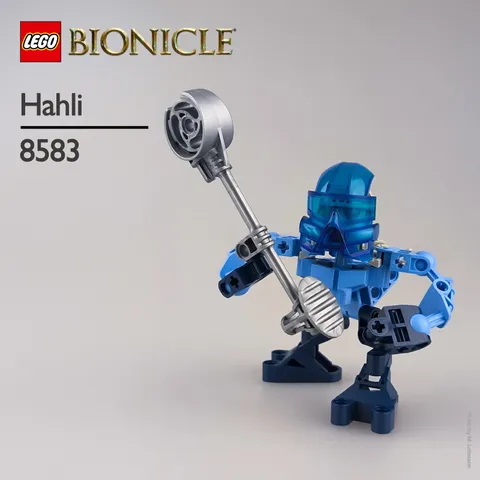 ✔️ LEGO BIONICLE - Hahli - 8583 - No Instructions - 100% Complete ✔️