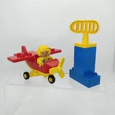 Lego Duplo 2676 - Private Plane - Bertie & Little Red Plane Complete