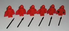 LEGO Star Wars IMPERIAL ROYAL GUARD Lot of 6 Minifigures 7166 7264 6211 *Minty*