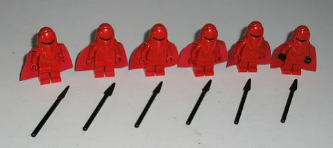 LEGO Star Wars IMPERIAL ROYAL GUARD Lot of 6 Minifigures 7166 7264 6211 *Minty*