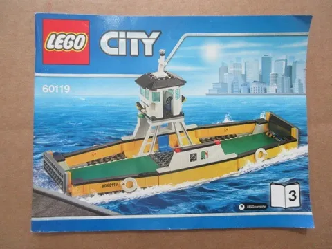 LEGO City 60119 Ferry - manual #3