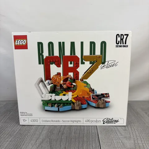 LEGO Editions Cristiano Ronaldo CR7 Soccer Highlights Set 43012 490 Pcs New