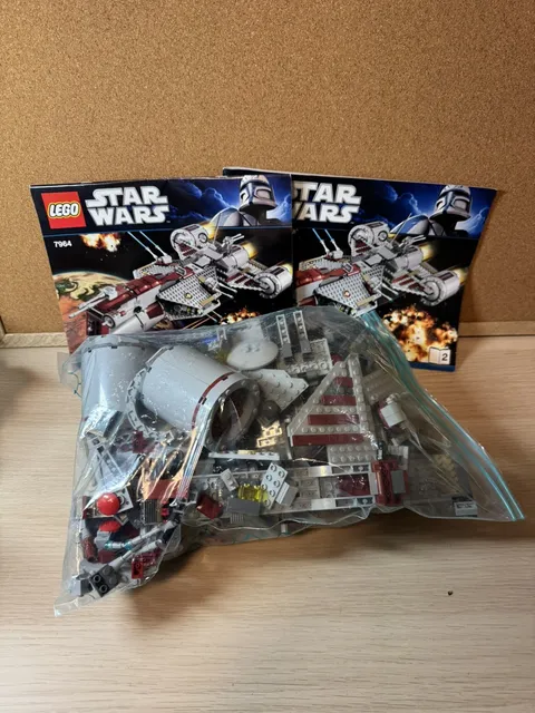 LEGO set #7964 Republic Frigate build only no figures Star Wars Clone Wars