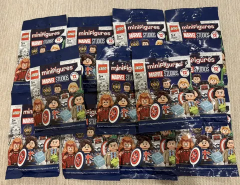 Brand New Full Set Of 12 Lego Marvel Studios Minifigures 71031 
