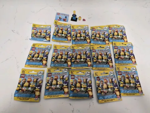 15 Lego The Simpsons Series 2 Minifigures 71009 Partially Sealed Unchecked Packs