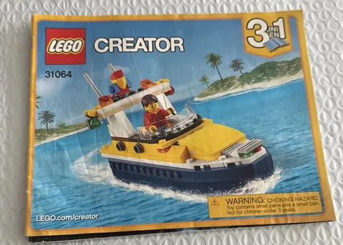 Lego Creator Three And One Manual Only 31064 Boat