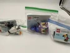 LEGO Disney&Creator MiniSet #43214Rapunzel,30688Toucan,30641 Panda/w instruction