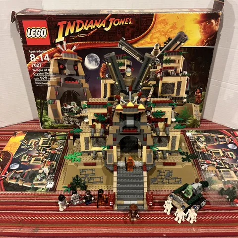 LEGO 7627 Indiana Jones Temple of the Crystal Skull Complete With Figures & Box