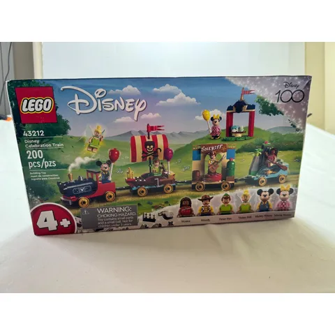LEGO Disney Celebration Train 43212 Mickey Minnie Moana Woody 200 Pcs NEW