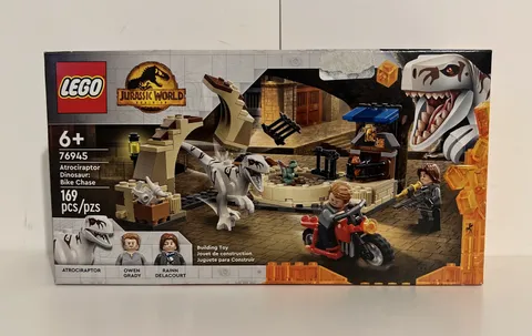 LEGO Jurassic World: Atrociraptor Dinosaur: Bike Chase (76945) New In Box
