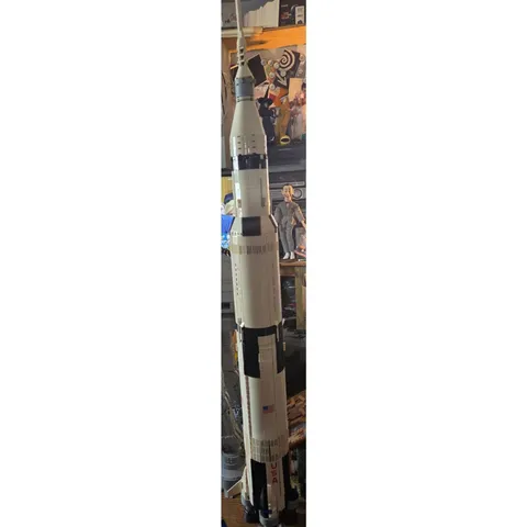 NASA LEGO IDEAS NASA APOLLO SATURN V ROCKET RETIRED INCOMPLETE