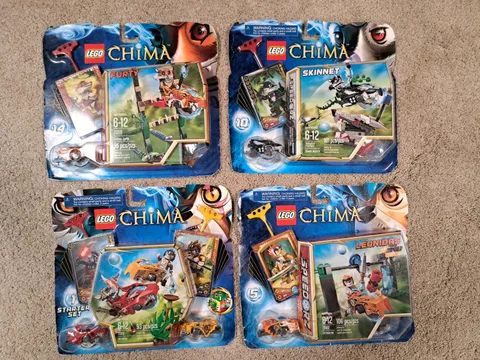 LEGO CHIMA SPEEDORZ SEALED 70111, 70107, 70102, 70113 all Retired-New in box