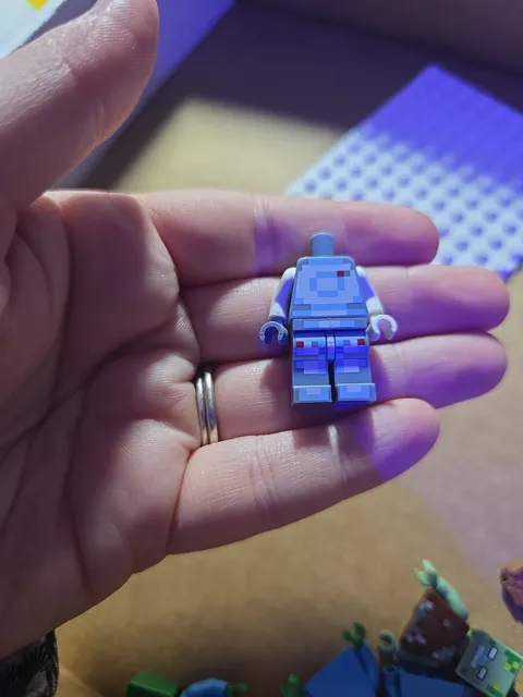 Lego Minecraft Skin 4 Pixelated blister pack Minecraft Minifigure
