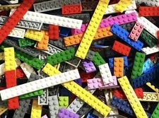 Lego Lot 1 LB Assorted Color Plates 2x12 2x10 2x8 2x6 2x4 2x3 2x2 Bulk Flats!