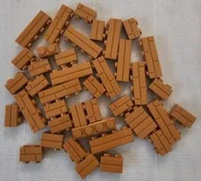 40 Lot LEGO Medium Nougat Masonry Bricks